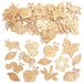 Baker Ross Mini-houten vormen met insectenmotief, 100 stuks, creatief hout (FC721)