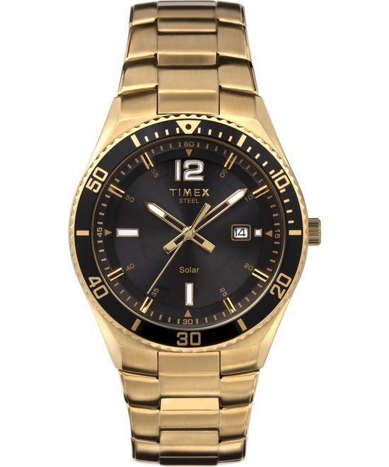 Timex Dress TW2V53900 Horloge - Staal - Goudkleurig - &#216; 43 mm