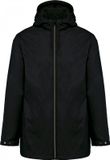 Kariban Uniseks fleecejas met gevoerde capuchon K6153 - Black - XXL