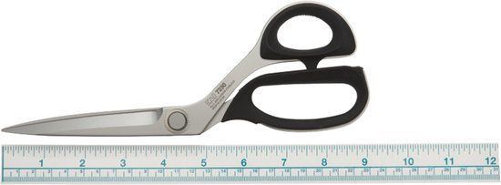 Kai Keukenschaar - 23 cm - Messenstaal - Zwart