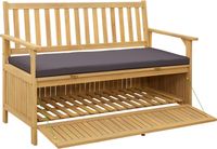 vidaXL - Opslagbank - 2-zits - 120 x 63 x 84 cm - Rechthoekig