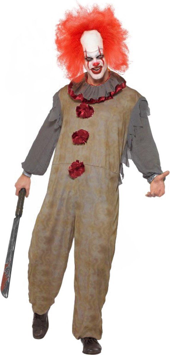 Smiffys Vintage Clown Kostuum - Polyester - EAN: 5020570480694