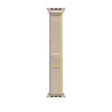 Apple Watch Ultra Trail Band - 49mm - Geel/Beige - Nylon - S/M