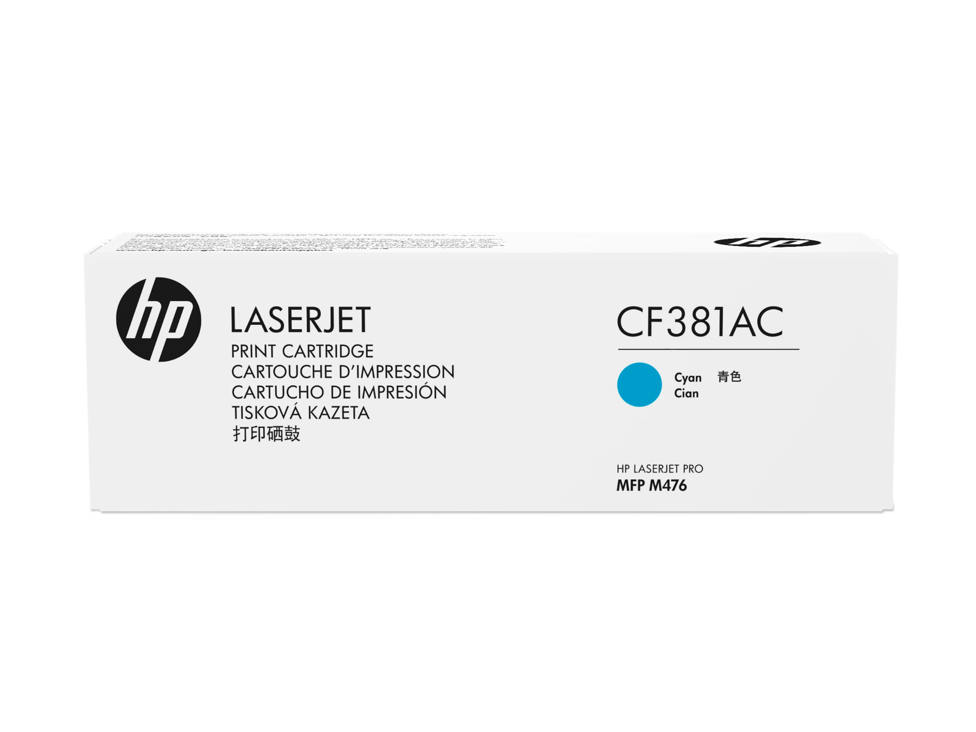 HP 312A Cyan Toner Cartridge - 2700 Pages - CF381AC