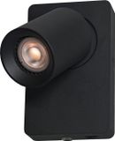 Artdelight Wandlamp Megano 1 lichts zwart