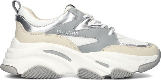 Steve Madden Progressive Lage sneakers Dames Wit Maat 40