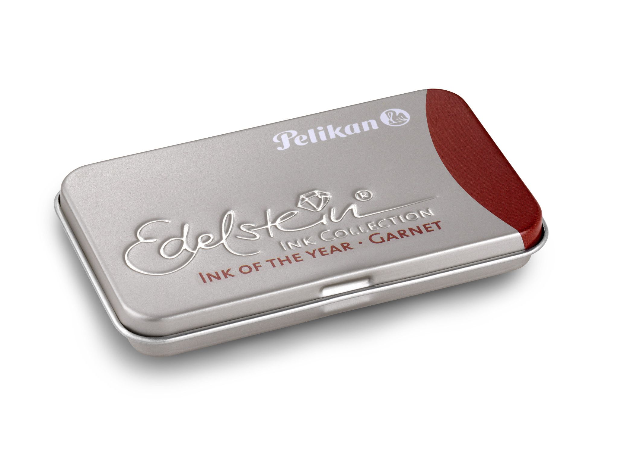 Pelikan 339648 - Penvullingen - Rood, Zilver - 6 stuks