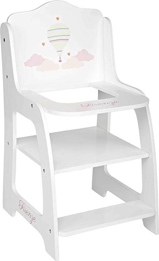 Arias - Hoge stoel voor Reborn Firenze - wit