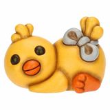 THUN Polly Kick met kleine strik, keramiek, collectie lentetuin, 8,3 x 6,3 x 5,9 cm