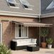 Maison Exclusive - Parasol électrique avec panneaux solaires, 3,5 x 2 mètres, couleur taupe, 100% polyester