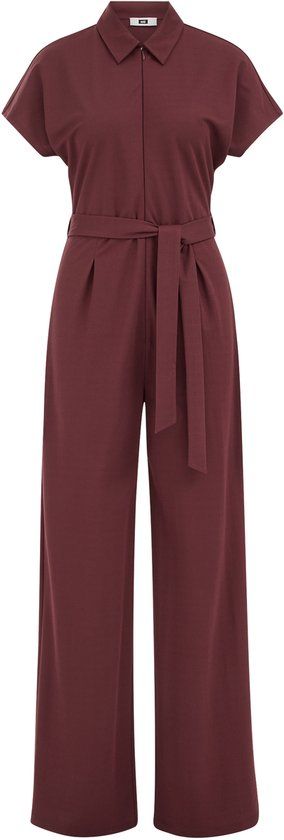 WE Fashion Dames jersey jumpsuit Vintage red L