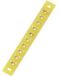 TRU COMPONENTS Borstplaat rij Enkel Totaal aantal polen 10 Epoxide (l x b x h) 74 x 9 x 1.5 mm 1 stuk(s)