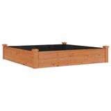 VidaXL Plantenbak Hout Bruin 1200x250 mm