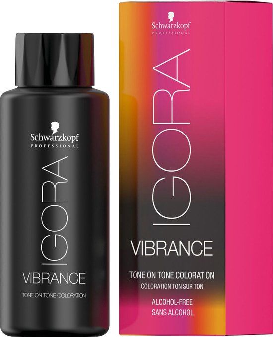 Schwarzkopf Igora Vibrance Tone on Tone Coloration 4-33 - Zwart - 60 ml