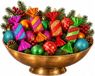 Inge-glas Inge Christmas Kerstballen en snoepjes ornamenten - 31x st - gekleurd - kunststof