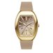 Ice-Watch - ICE boliday women dome steel Warm taupe metal - Gouden dameshorloge met siliconen band - 025175 (Small)