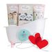 accentra - I LOVE YOU bad- & doucheset met vanillegeur