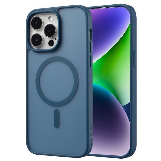 imoshion Color Guard Backcover geschikt voor MagSafe - Donkerblauw - Apple iPhone 14 Pro Max