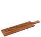 Zassenhaus Planche de service acacia, planche à pain, planche à bâtons 60 x 13 x 1,5 cm en bois d'acacia, plateau de service extra long