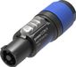 Neutrik NAC3FXXA-W-L Prise d'alimentation powerCON Bus, droit Nombre total de pôles : 2 + PE 16 A Bleu 1 pièce