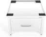 Wasophoogte® Pied lave-linge avec tiroir - Meuble lave-linge - Socle lave-linge - 42cm de haut - Blanc - Universel - Inclus plateau de vidange
