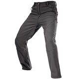 Free Soldier Winterskibroek voor heren, waterdicht, winddicht, softshell, gevoerd met fleece, voor wandelen.
