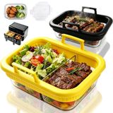Wiederverwendbare Glasschale für die Heißluftfritteuse
