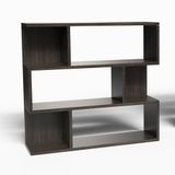 Mama Store Boekenkast, modulair, veelzijdig, minimalistisch, 3 planken, Ulme Café, 70 x 87 x 20 cm