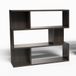 Mama Store Boekenkast, modulair, veelzijdig, minimalistisch, 3 planken, Ulme Café, 70 x 87 x 20 cm