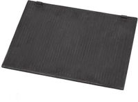 KOTARBAU® Gietijzeren Haardplaat, 46 x 35 cm, Antraciet