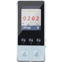 ELVANZA Draagbare Bluetooth-speler, verliesvrije muziekspeler, geschikt voor het lezen van boeken en het luisteren naar muziek, ondersteunt TF-kaarten met MP3, kleur zilvergrijs