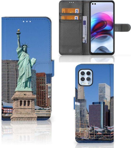 GSM Hoesje Motorola Moto G100 - Book Case - Vrijheidsbeeld