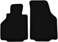 WLG BASIC zwarte veloursmatten voor: Porsche Boxster (type 986) coupé, cabrio (1997-2004)