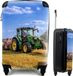 MuchoWow® Hardcase Cabin Size Trolley - Tractor Farm Print - 55x35x20cm - 36L - Multicolor