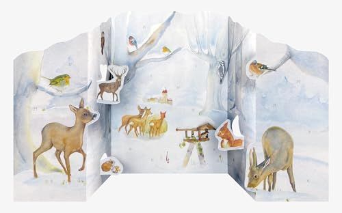 Adventskalender Korsch Verlag Adventskalender 'Tiere im Winterwald'