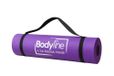 Fitnessmat Bodyline Fitnessmat voor yoga, pilates, met elastieken en schouderriem, trainingsmat voor thuis en in de sportschool, dikte 0,4 cm, afmetingen 173 x 61 cm
