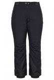 Ulla Popken - Dames - HYPRAR functionele broek waterdicht klittenband ski broek - Zwart - Maat 42