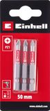 Originele Einhell Standaard Bits, 3-delig, 50 mm, PZ1