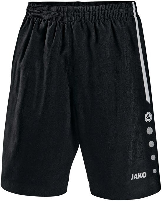JAKO Turin Short - Voetbalbroek - Jongens - Maat 140 - Zwart