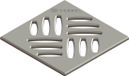Kessel - Grille à fente - 120x120 mm, acier inoxydable