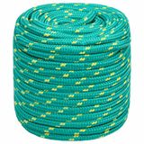 vidaXL Multifunctioneel touw 18 mm 100 m Vert PP