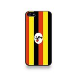 LD Case COQIP5_135 beschermhoes voor iPhone 5/5S, motief vlag Uganda