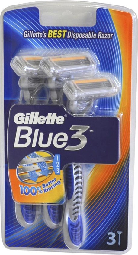 Gillette Blue 3 Wegwerpmesjes 3pcs
