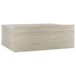 VidaXL Nachtkastje zwevend 40x30x15cm bewerkt hout sonoma eikenkleurig