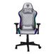 Noua Mao M9 Silver PC-gamestoel Gecapitonneerde zitting Zilver
