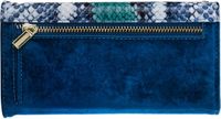 Mobilize Velvet Clutch Samsung Galaxy S8 Hoesje Royal Blue Snake