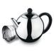 Grunwerg ST-050X Café Olé Rondo Theepot met thee-ei – 18/10 roestvrij staal, 50 oz, 1500 ml