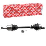 FEBI BILSTEIN Antriebswelle 180786 Vorderachse links | Compatibel met: FORD C-MAX, FOCUS C-MAX, FOCUS II, FOCUS II Cabriolet, FOCUS II Kasten/Kombi, FOCUS II Stufenheck
