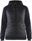 Blåkläder Dames hybride sweater 3464-2526 - Donker marineblauw/Zwart - S