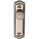 WWW WORKING Bouton De Porte Intérieur Cuir Et Porcelaine - Modèle 4008